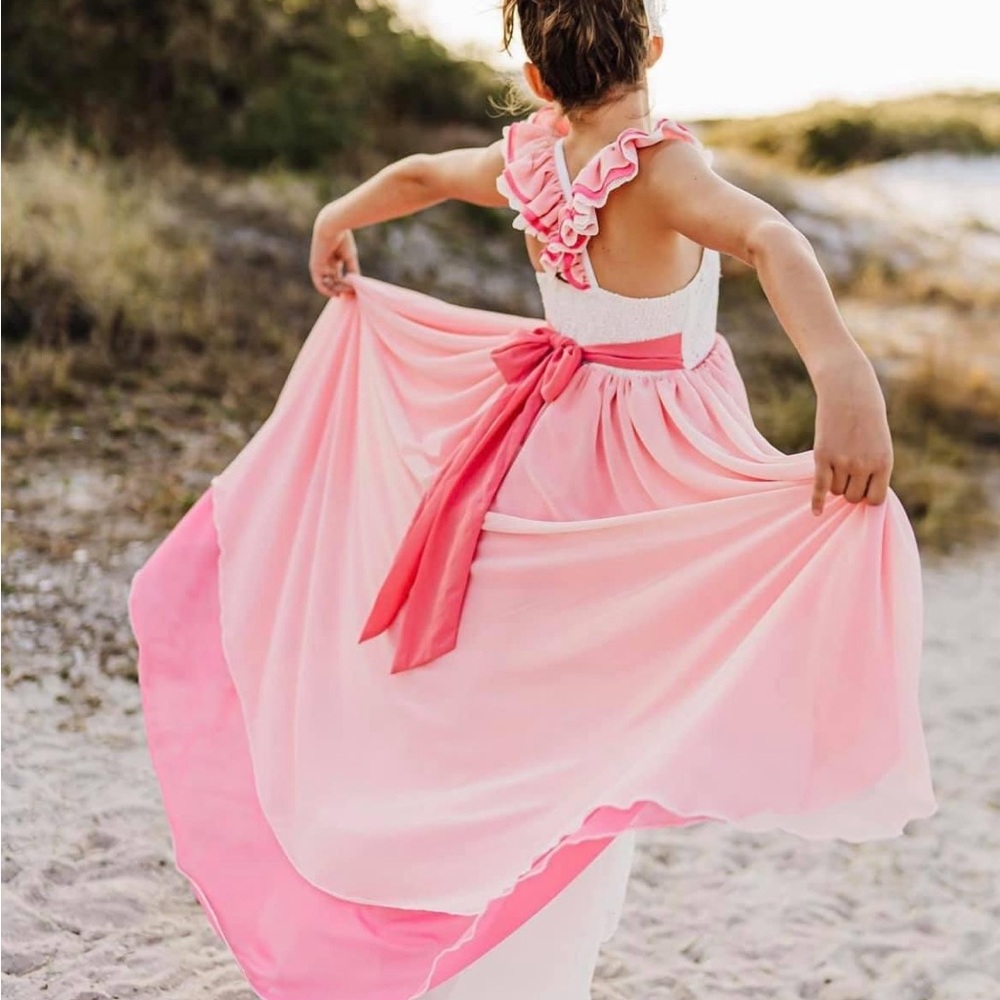 [4T] Love & Grow Clothing Co Bubblegum Sea Princess High/Lo